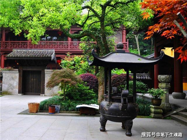 靈隱寺半稱心對聯真跡_名寺楹聯_各大名寺對聯